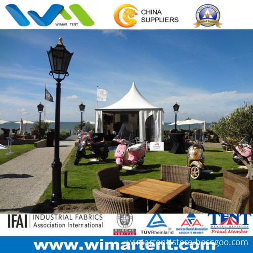 4mx4m Aluminum PVC Pagoda Tent for Resting Room, Shade